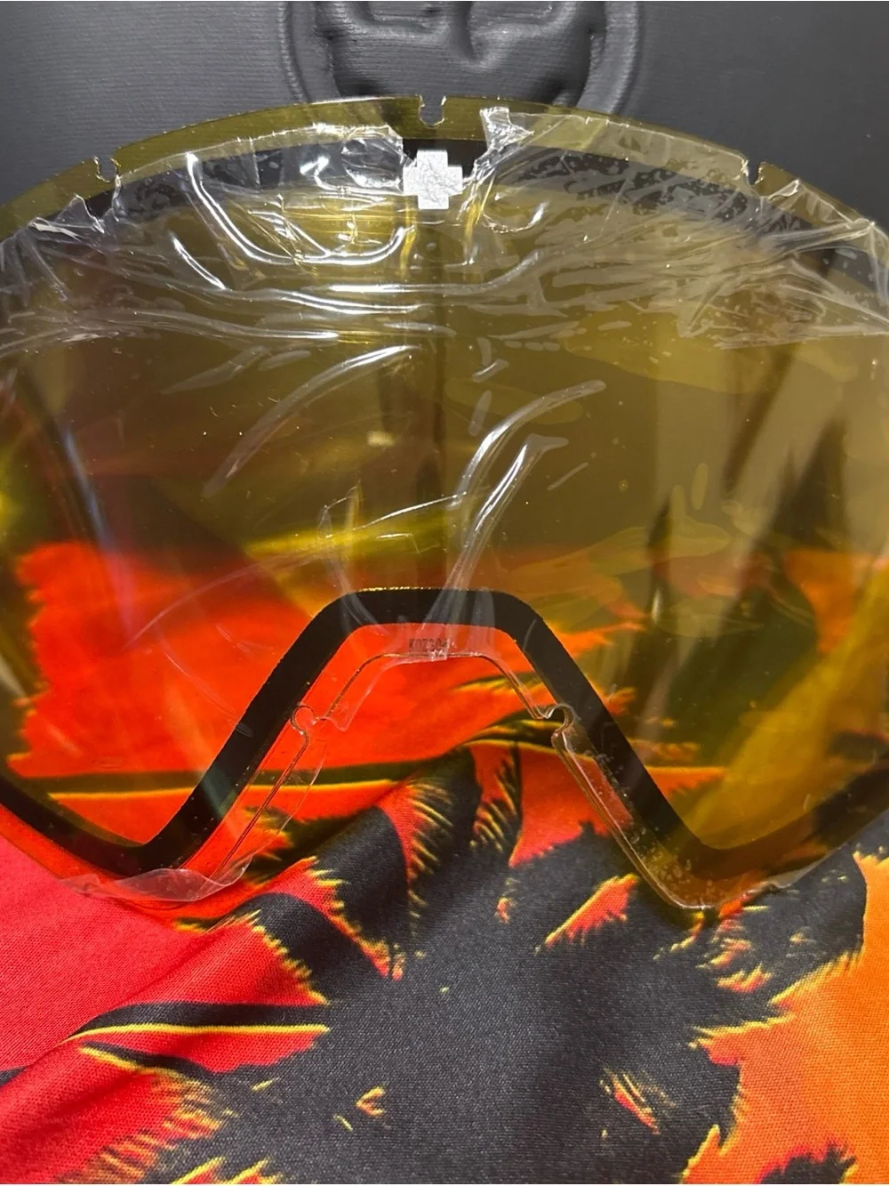 SPY Optic Men's Orange Mirrored Snow Goggles